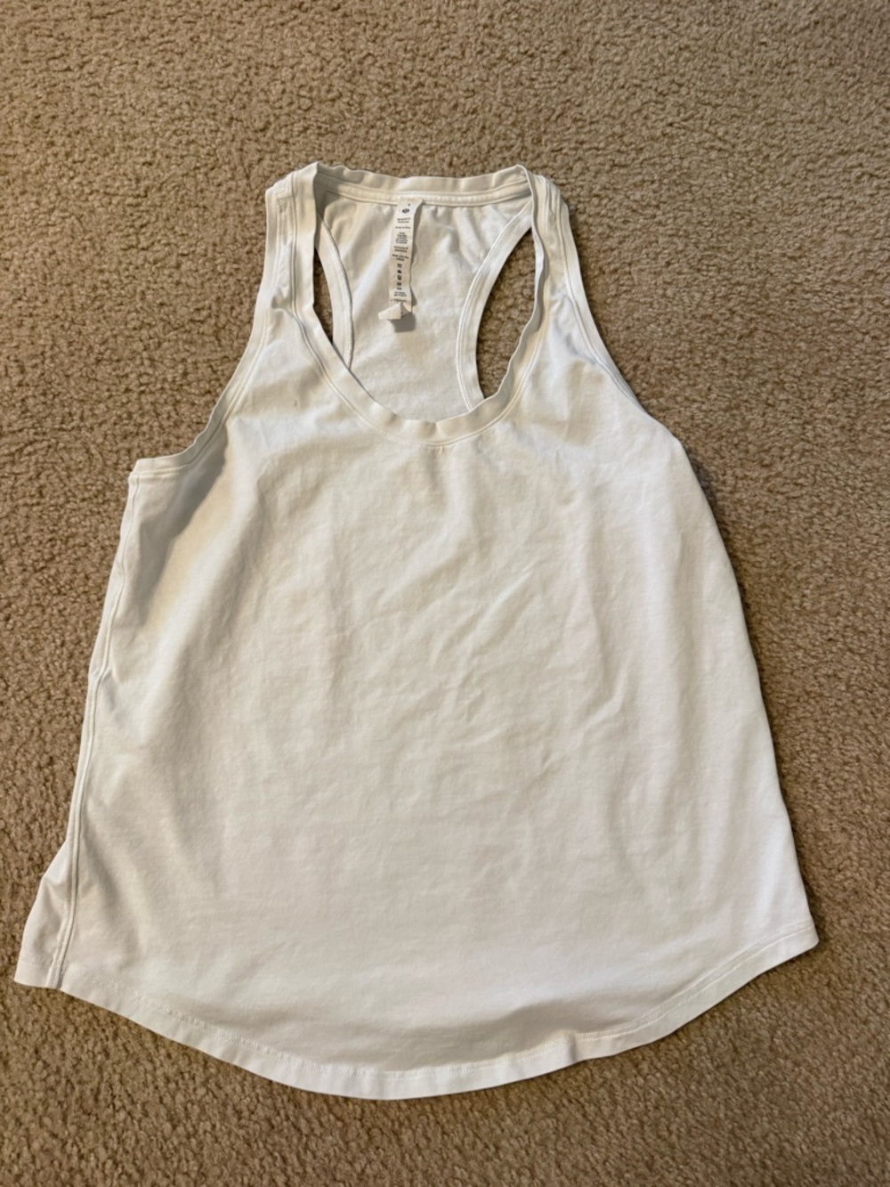 Lululemon white love tank